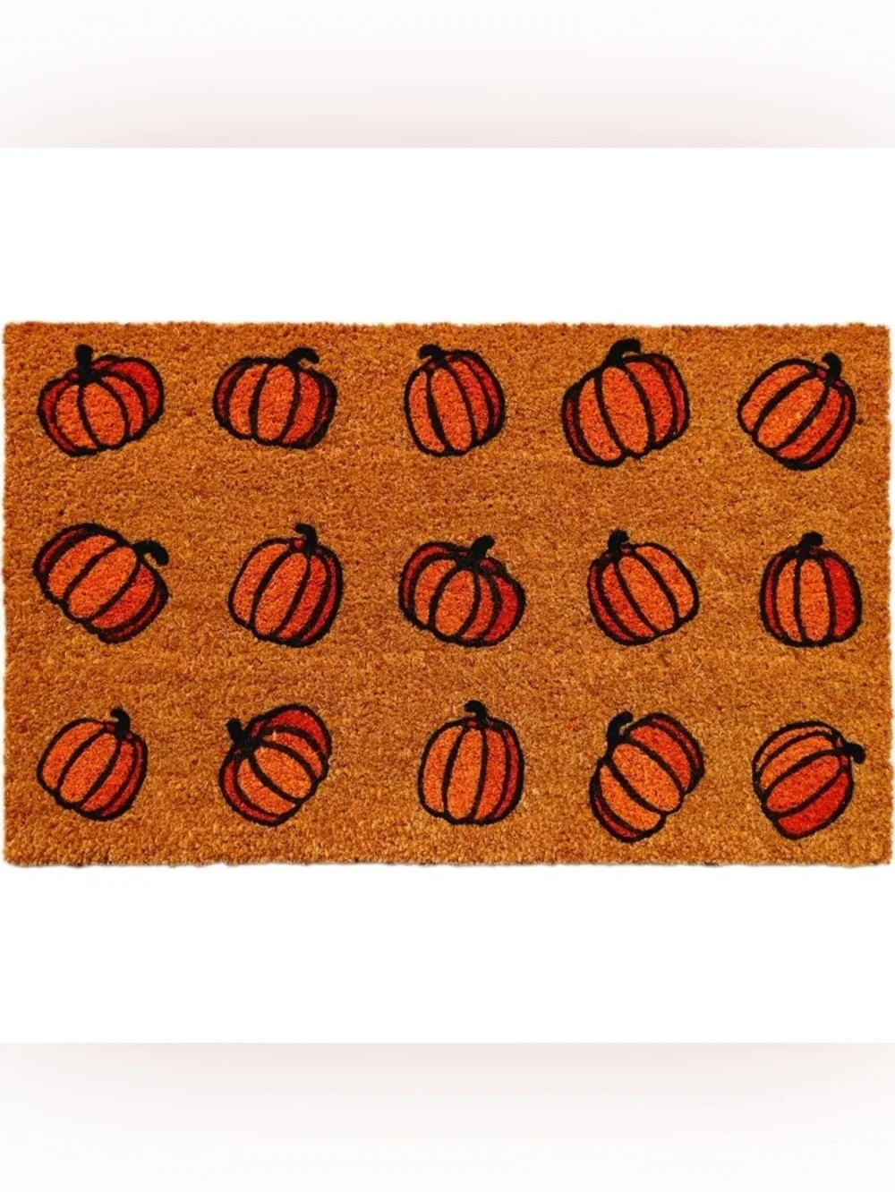 Way To Celebrate Halloween 18“x30” Pumpkin Doormat NWT